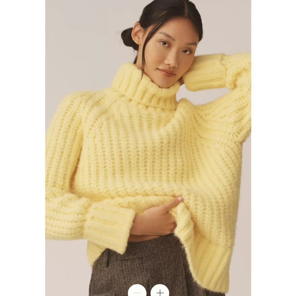 Anthropologie Pilco Chuky Turtleneck Pullover Sweater